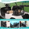 10L0L Golf Cart Ball Washer and Club Cleaner Kit, Detachable Golf Club Head and Ball Washer Golf Cleaner for EZGO Club Car Yamaha-New Black view 2