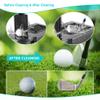 10L0L Golf Cart Ball Washer and Club Cleaner Kit, Detachable Golf Club Head and Ball Washer Golf Cleaner for EZGO Club Car Yamaha-New Black view 4