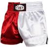 O2TEE Men Women Quick Dry Kickboxing Shorts Front and Back Add Your Image for Gifts, Red White XXXL view 2