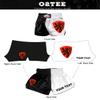 O2TEE Men Women Quick Dry Kickboxing Shorts Front and Back Add Your Image for Gifts, Red White XXXL view 3