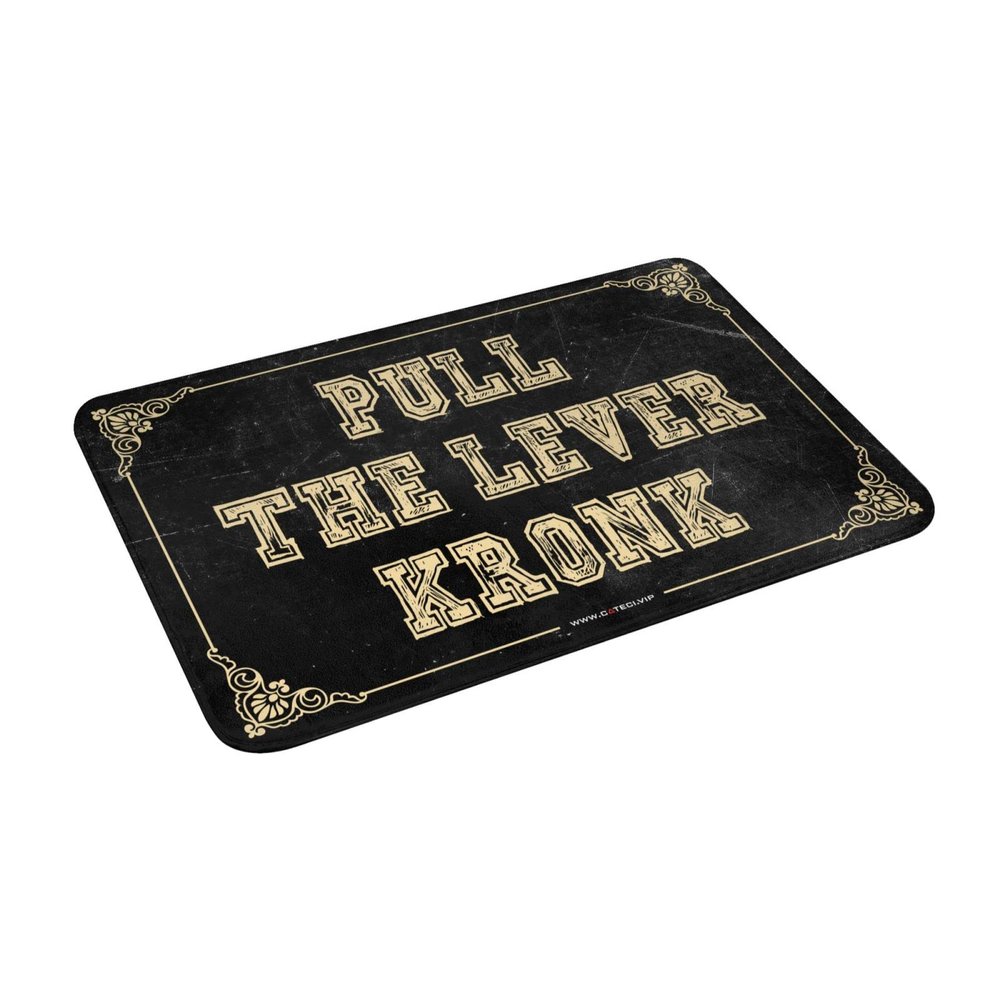 Abipuir Bar Stuff for Man Cave Pull The Lever Kronk Mat Outdoor Front Door Mat Welcome-Ish Outdoor Doormat (Size : 50X80CM)