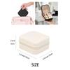 ZPROW Travel Jewelry Case, Mini Portable Jewelry Travel Boxes, Small Jewelry Organizer for Rings, Earrings, Pendants, Watches, Necklaces, Lipsticks Organizer Storage Holder Case (White) view 3