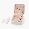 ZPROW Travel Jewelry Case, Mini Portable Jewelry Travel Boxes, Small Jewelry Organizer for Rings, Earrings, Pendants, Watches, Necklaces, Lipsticks Organizer Storage Holder Case (White) view 4