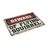 Abipuir Farmhouse Bath Rug Beware of Flying Squirrel Doormat Decor for Man Cave Man Cave Decor (Size : 40X60CM) view 2