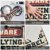 Abipuir Farmhouse Bath Rug Beware of Flying Squirrel Doormat Decor for Man Cave Man Cave Decor (Size : 40X60CM) view 3
