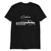 1967 Galaxie Black Antique American Classic Car T-Shirt view 1
