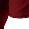 Men's Solid Color Cotton Hooded Short Sleeve Fashion Athletic Hoodies Lightweight Muscle Pullover T Shirts (Red,Small) view 4