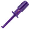 Alwonder Hackle Pliers for Fly Tying 10PCS, 8 Colors Fly Hook Hackle Pliers, Plastic Long Tip Hooks Lures Tying Tool, Rapping Hackle Tools Fishing Clip(Purple)