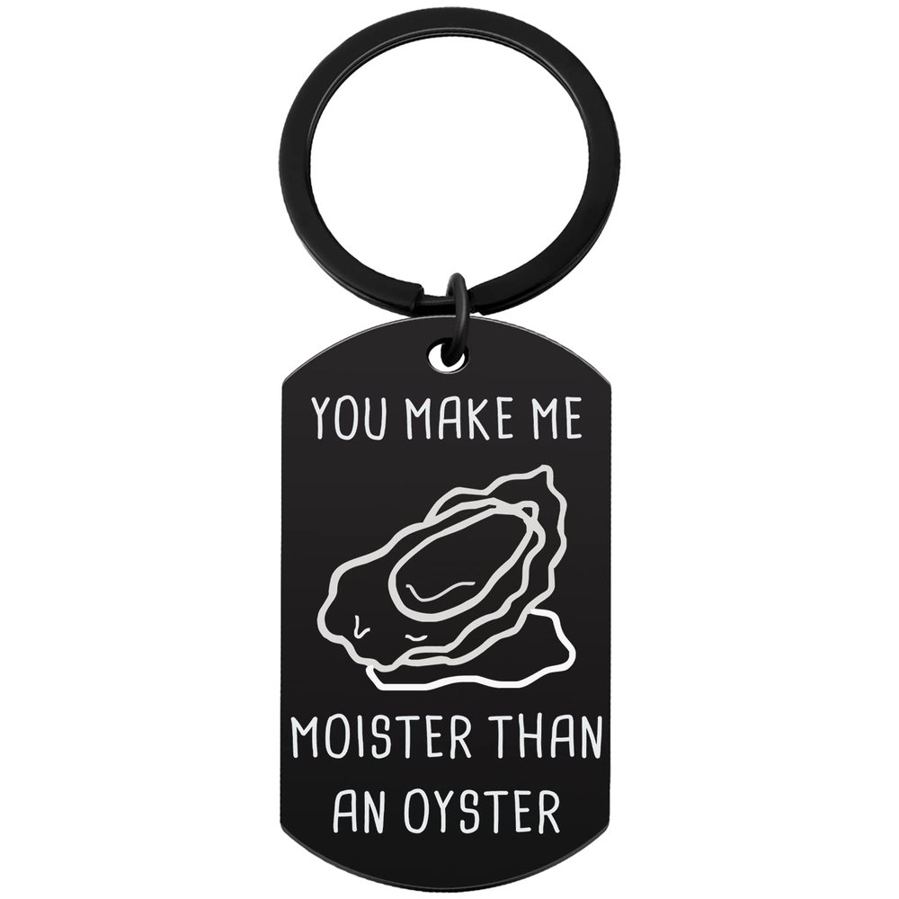 Davrock Funny Gifts for Boyfriend Valentines Day Gifts for Him Men Funny Keychain for Boyfriend Christmas Gift For Husband from Oyster Gift For Him Valentines Day for Husband Keychain