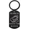 Davrock Funny Gifts for Boyfriend Valentines Day Gifts for Him Men Funny Keychain for Boyfriend Christmas Gift For Husband from Oyster Gift For Him Valentines Day for Husband Keychain view 1