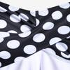 ROSE GAL Womens Plus Size Polka Dot Halter Twist Cinched Ruched Boyshorts Tankini Swimwear(Black_4/4X) view 3