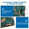 maamgic Mens Swim Trunks with Compression Liner Short Stretch Mens Bathing Suit Quick Dry Swimming Trunks Swimsuit Pinapple Green Medium view 4