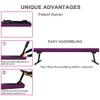 Sealoha 8ft Ultrasimple Adjustable&Foldable Balance Beam,High-Low Floor Beam Suede Gymnastics Equipment, Gymnastics Beam for Training&Professional HomeTraining (Gym Beam, Purple, 8ft) view 4