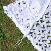 Outdoor Camouflage Netting 2m 3m 4m 5m 6m 7m 8m 9m,White Shade Net,Military Reinforced Camo Netting,Hunting,Camping,Party Decoration,Car Cover,Sunscreen Camouflage Net,White-10x10m(32.8*32.8ft) view 3