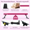 Sealoha 6ft Ultrasimple Adjustable&Foldable Balance Beam,High-Low Floor Beam Suede Gymnastics Equipment,No Tool Require, Gymnastics Beam for Training&Professional HomeTraining view 2
