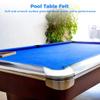 Homaisson Billiard Cloth, 8.5ft Pool Table Felt Cloth for 8ft Pool Tables, Nylon & Felt Blended Billiard Protector with 6 Cloth Strips, Super Cloth Stretching Capacity, Used for Home, Clubs, Bars view 2