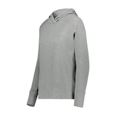 Ladies Ventura Soft Knit Hoodie Grey Heather S