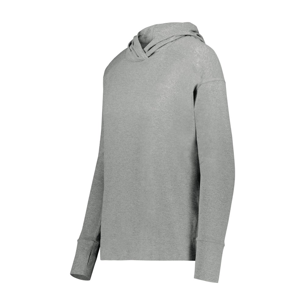 Ladies Ventura Soft Knit Hoodie Grey Heather S