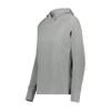 Ladies Ventura Soft Knit Hoodie Grey Heather S view 1