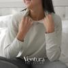 Ladies Ventura Soft Knit Hoodie Grey Heather S view 2