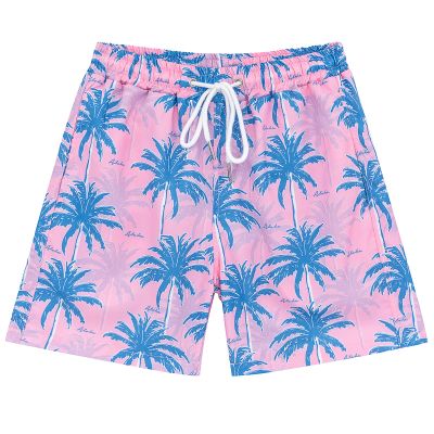 techcity Boys Swim Trunks, Quick Dry Beach Swim Shorts Little Boys Bathing Suit Swimsuit with Mesh Lining, 3-14 Years