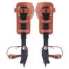 DYRABREST Tree Climb Set,16.14-18.5in Height Adjustable Spike Climbing Tool,Cattle Hide Leggings Straps Non-Slip Pedal,Climbing Spurs,Picking Coconut Outdoor Activities view 1