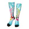 VeJerKK Bingo Funky Dress Socks,Bingo Cards and Balls,Everyday Socks Women Soft Fun Pattern,Blue Multicolor -20 inch view 1