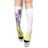 VeJerKK Bingo Funky Dress Socks,Bingo Cards and Balls,Everyday Socks Women Soft Fun Pattern,Blue Multicolor -20 inch view 3