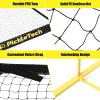 PICKLETECH 4.0 Slim Version Pickleball Net Portable Outdoor, 22 FT Pickleball Net, USAPA Regulation Size, Pickle Ball Net System with Carrying Bag for Driveway view 4