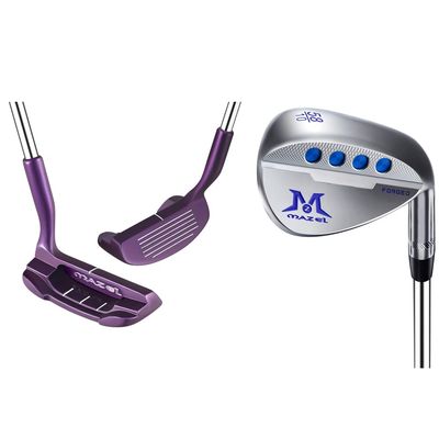 MAZEL Purple Golf Chipper 36 Degree & Golf Wedge 58 Degree,Bundle of 2