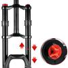 HIMALO DH Mountain Bike Suspension Fork 27.5/29'' Bike Air Fork Travel 150mm 1-1/8 Straight Double Crown Fork Rebound Adjustable Manual Lockout (Size : 29'') view 4