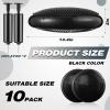Leitee 10 Pcs Wobble Cushion Inflated Wiggle Seats 13.4'' Balance Disc with Air Pump Sensory Flexible Seat Balance Pad for Focus Sensory Training Core Stability Physical Exercise Home Office(Black) view 2