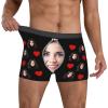 MESHELEY Custom Underwear Personalized for Men Boyfriend Husband Boxer Briefs with Photo Face Valentines Day Gifts for Him XX-Large view 4