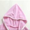 Kids Little Girls Summer Swim Cover Up Swimsuit Zip Up Beach Bathing Suit Hooded Bathrobe Absorbent 3 (Pink, 3-4 Years) view 4