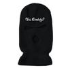 YTNKIV 3-Hole Ski Mask Full Face Woolen Knitted Hat Warm Outdoor Cycling Windproof Mask Balaclava (Black) view 1