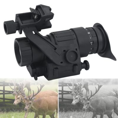 BEESOM Head Mounted Monocular Night Vision Scope Digital Night Vision Goggle PVS-14 Device Head-Mounted IR Night Vision Telescope, for Hunting,Camping