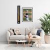 ILOT Baseball Bat Display Case Solid Wood Frame Ball Holder Stand Showcase Display Cabinet with UV Protected Acrylic Wall Mounted Shadow Box Vertical and Horizontal view 2