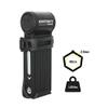 Kryptonite Keeper Mini Folding Bike Lock, Compact Lightweight High Security Anti-Theft Foldable Bicycle Lock with 2 Keys and Mount for E-Bikes Scooter Road Mountain Bikes, 80cm (31.5 in) view 4