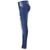 Children's Fashion Tight Zipper Pocket Jeans Button Hole Long Pants Baby Boys Girls Outfit 6 9 Months (Blue, 3-4 Years) view 3