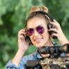 Walker's Razor Slim Electronic Earmuffs Sport Glasses with Interchangeable Lens view 4
