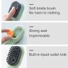 Cleaning Brush Soft Bristled Liquid Shoe Brush Long Handle Brush Clothes Brush Shoe Clothing Board Brush Household Cleaning Tool (1PCS Green) view 3