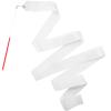 HiUnicorn 12PCS White Dance Ribbons, 4th of July Accessories, Praise Dance Ribbon Dancer Wand for Kids Danza Cristiana Gymnastics Ballerina Birthday Party Favors Decoration view 2