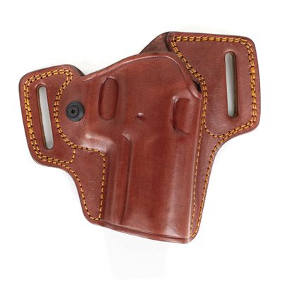 Doruk Holster for Sig P320 RXP Compact Owb Combat Master Handmade Leather Gun Holster (Brown Right Hand)
