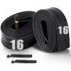 2 Pack 16" Kids Bike Inner Tubes Fit 1.75/1.95/2.125 with 32mm Schrader Valve, 16'' x 1.75/2.125 Tyre Tube with 2PCS Levers, 16'' Bike Tube Compatible with Kids/Road Bikes by Hydencamm (2 of One Size) view 1