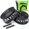 2-Pack Bike Inner Tube for 24 X 1.75/1.95/2.10/2.125", Premium 24x1.95 Bicycle Tube with 32 mm Schrader Valve 2PCS Levers, 24x2.125 Tube Compatible with Road/MTB/Kids Bike by Hydencamm (2 of One Size) view 1