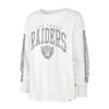 47 Women's White Las Vegas Raiders Statement-Long Sleeve T-Shirt view 2
