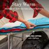 Coleman Flatlands 30/40/50F Sleeping Bag, Made from 100% Recycled Material, Big & Tall Options, Cool-Weather Sleeping Bag for Camping, Sleepovers, Guests & More view 3