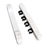 1 Set Snooker Pool Cue Rack Wall Rack Cue Clips Table Rods Clip Hanging Rod Organizer Stand Holder for Billiard Pool Bars (White) view 1