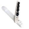 1 Set Snooker Pool Cue Rack Wall Rack Cue Clips Table Rods Clip Hanging Rod Organizer Stand Holder for Billiard Pool Bars (White) view 2