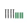 1 Set Snooker Pool Cue Rack Wall Rack Cue Clips Table Rods Clip Hanging Rod Organizer Stand Holder for Billiard Pool Bars (White) view 4